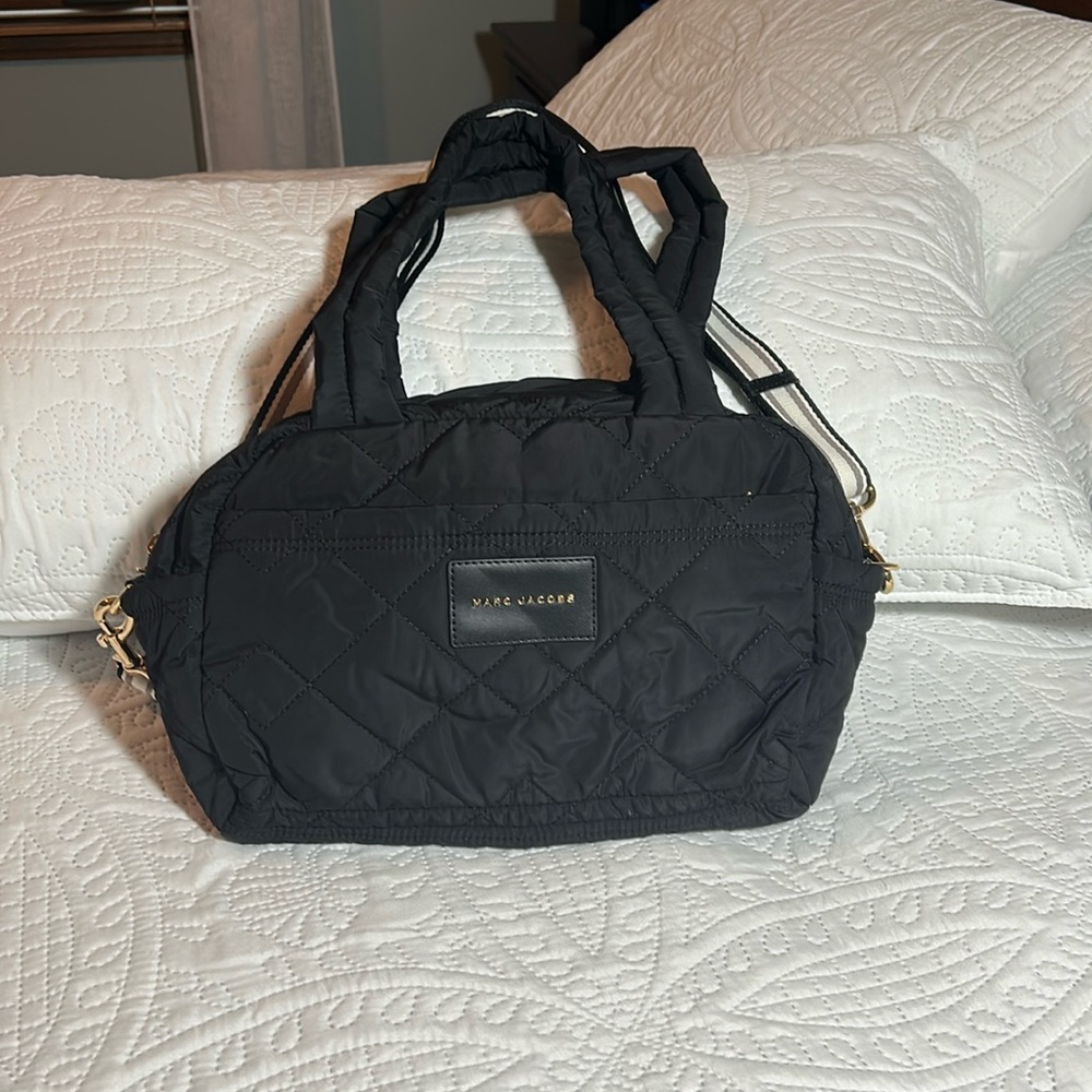 Marc Jacobs Quilted Small Weekender Duffle Bag-Black (Retail $275)